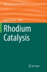 Rhodium Catalysis - Book