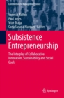 Subsistence Entrepreneurship : The Interplay of Collaborative Innovation, Sustainability and Social Goals - Book