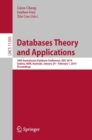 Databases Theory and Applications : 30th Australasian Database Conference, ADC 2019, Sydney, NSW, Australia, January 29 – February 1, 2019, Proceedings - Book