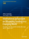International Symposium on Advancing Geodesy in a Changing World : Proceedings of the IAG Scientific Assembly, Kobe, Japan, July 30 - August 4, 2017 - Book