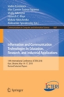 Information and Communication Technologies in Education, Research, and Industrial Applications : 14th International Conference, ICTERI 2018, Kyiv, Ukraine, May 14-17, 2018, Revised Selected Papers - Book