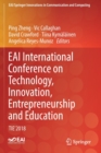 EAI International Conference on Technology, Innovation, Entrepreneurship and Education : TIE'2018 - Book