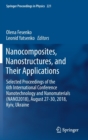 Nanocomposites, Nanostructures, and Their Applications : Selected Proceedings of the 6th International Conference Nanotechnology and Nanomaterials (NANO2018), August 27-30, 2018, Kyiv, Ukraine - Book