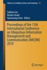 Proceedings of the 13th International Conference on Ubiquitous Information Management and Communication (IMCOM) 2019 - Book