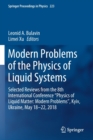 Modern Problems of the Physics of Liquid Systems : Selected Reviews from the 8th International Conference “Physics of Liquid Matter: Modern Problems”, Kyiv, Ukraine, May 18-22, 2018 - Book