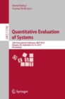 Quantitative Evaluation of Systems : 16th International Conference, QEST 2019, Glasgow, UK, September 10–12, 2019, Proceedings - Book