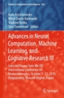 Advances in Neural Computation, Machine Learning, and Cognitive Research III : Selected Papers from the XXI International Conference on Neuroinformatics, October 7-11, 2019, Dolgoprudny, Moscow Region - Book