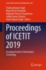 Proceedings of ICETIT 2019 : Emerging Trends in Information Technology - Book
