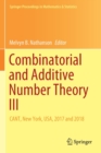 Combinatorial and Additive Number Theory III : CANT, New York, USA, 2017 and 2018 - Book