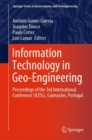 Information Technology in Geo-Engineering : Proceedings of the 3rd International Conference (ICITG), Guimaraes, Portugal - Book