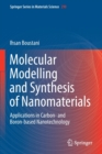 Molecular Modelling and Synthesis of Nanomaterials : Applications in Carbon- and Boron-based Nanotechnology - Book