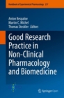 Good Research Practice in Non-Clinical Pharmacology and Biomedicine - Book