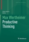 Max Wertheimer Productive Thinking - Book