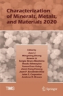 Characterization of Minerals, Metals, and Materials 2020 - Book