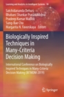 Biologically Inspired Techniques in Many-Criteria Decision Making : International Conference on Biologically Inspired Techniques in Many-Criteria Decision Making (BITMDM-2019) - Book