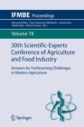 30th Scientific-Experts Conference of Agriculture and Food Industry : Answers for Forthcoming Challenges in Modern Agriculture - Book