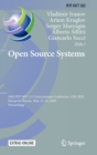 Open Source Systems : 16th IFIP WG 2.13 International Conference, OSS 2020, Innopolis, Russia, May 12-14, 2020, Proceedings - Book