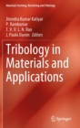 Tribology in Materials and Applications - Book