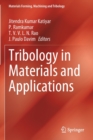 Tribology in Materials and Applications - Book