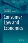Consumer Law and Economics - Book