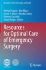 Resources for Optimal Care of Emergency Surgery - Book