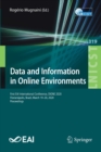 Data and Information in Online Environments : First EAI International Conference, DIONE 2020, Florianopolis, Brazil, March 19-20, 2020, Proceedings - Book