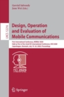 Design, Operation and Evaluation of Mobile Communications : First International Conference, MOBILE 2020, Held as Part of the 22nd HCI International Conference, HCII 2020, Copenhagen, Denmark, July 19– - Book