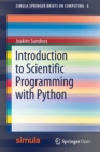 Introduction to Scientific Programming with Python - Book