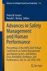 Advances in Safety Management and Human Performance : Proceedings of the AHFE 2020 Virtual Conferences on Safety Management and Human Factors, and Human Error, Reliability, Resilience, and Performance - Book