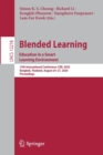 Blended Learning. Education in a Smart Learning Environment : 13th International Conference, ICBL 2020, Bangkok, Thailand, August 24–27, 2020, Proceedings - Book