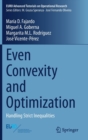 Even Convexity and Optimization : Handling Strict Inequalities - Book