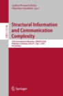 Structural Information and Communication Complexity : 27th International Colloquium, SIROCCO 2020, Paderborn, Germany, June 29-July 1, 2020, Proceedings - eBook