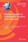 Human Aspects of Information Security and Assurance : 14th IFIP WG 11.12 International Symposium, HAISA 2020, Mytilene, Lesbos, Greece, July 8-10, 2020, Proceedings - Book