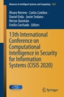 13th International Conference on Computational Intelligence in Security for Information Systems (CISIS 2020) - Book