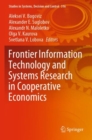 Frontier Information Technology and Systems Research in Cooperative Economics - Book