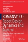 ROMANSY 23 - Robot Design, Dynamics and Control : Proceedings of the 23rd CISM IFToMM Symposium - Book