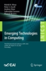 Emerging Technologies in Computing : Third EAI International Conference, iCETiC 2020, London, UK, August 19-20, 2020, Proceedings - Book