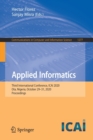 Applied Informatics : Third International Conference, ICAI 2020, Ota, Nigeria, October 29-31, 2020, Proceedings - Book