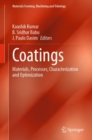 Coatings : Materials, Processes, Characterization and Optimization - Book