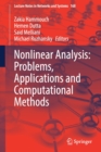 Nonlinear Analysis: Problems, Applications and Computational Methods - Book