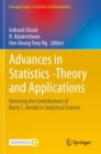Advances in Statistics - Theory and Applications : Honoring the Contributions of Barry C. Arnold in Statistical Science - Book