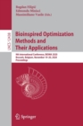 Bioinspired Optimization Methods and Their Applications : 9th International Conference, BIOMA 2020, Brussels, Belgium, November 19–20, 2020, Proceedings - Book