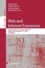 Web and Internet Economics : 16th International Conference, WINE 2020, Beijing, China, December 7–11, 2020, Proceedings - Book