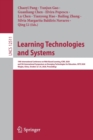 Learning Technologies and Systems : 19th International Conference on Web-Based Learning, ICWL 2020, and 5th International Symposium on Emerging Technologies for Education, SETE 2020, Ningbo, China, Oc - Book