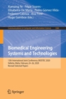 Biomedical Engineering Systems and Technologies : 13th International Joint Conference, BIOSTEC 2020, Valletta, Malta, February 24-26, 2020, Revised Selected Papers - Book