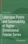 Lebesgue Points and Summability of Higher Dimensional Fourier Series - Book