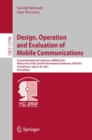 Design, Operation  and Evaluation of  Mobile Communications : Second International Conference, MOBILE 2021, Held as Part of the 23rd HCI International Conference, HCII 2021, Virtual Event, July 24–29, - Book