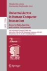 Universal Access in Human-Computer Interaction. Access to Media, Learning and Assistive Environments : 15th International Conference, UAHCI 2021, Held as Part of the 23rd HCI International Conference, - Book
