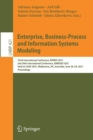 Enterprise, Business-Process and Information Systems Modeling : 22nd International Conference, BPMDS 2021, and 26th International Conference, EMMSAD 2021, Held at CAiSE 2021, Melbourne, VIC, Australia - Book