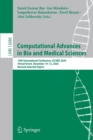 Computational Advances in Bio and Medical Sciences : 10th International Conference, ICCABS 2020, Virtual Event, December 10-12, 2020, Revised Selected Papers - Book